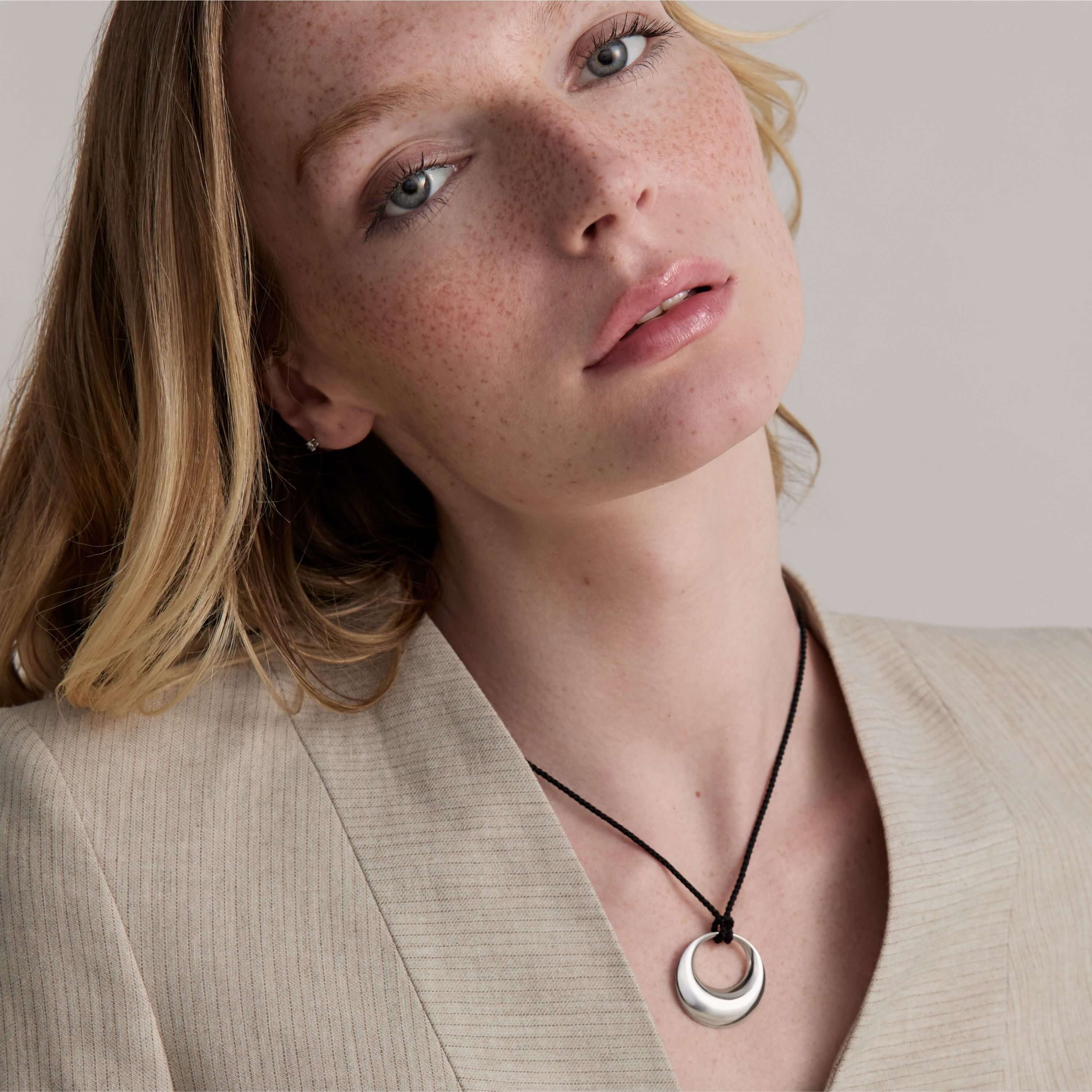 Equilibrium Fine Pendant on Model