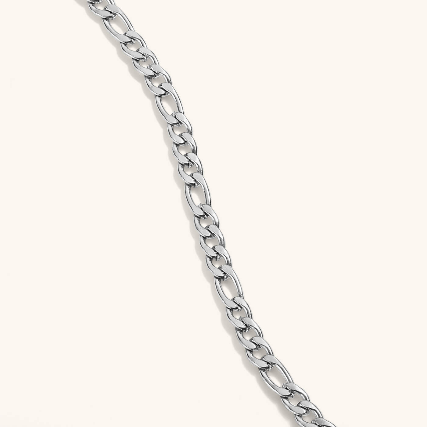 Poet Choker Necklace (Silver) with Chain Closeup