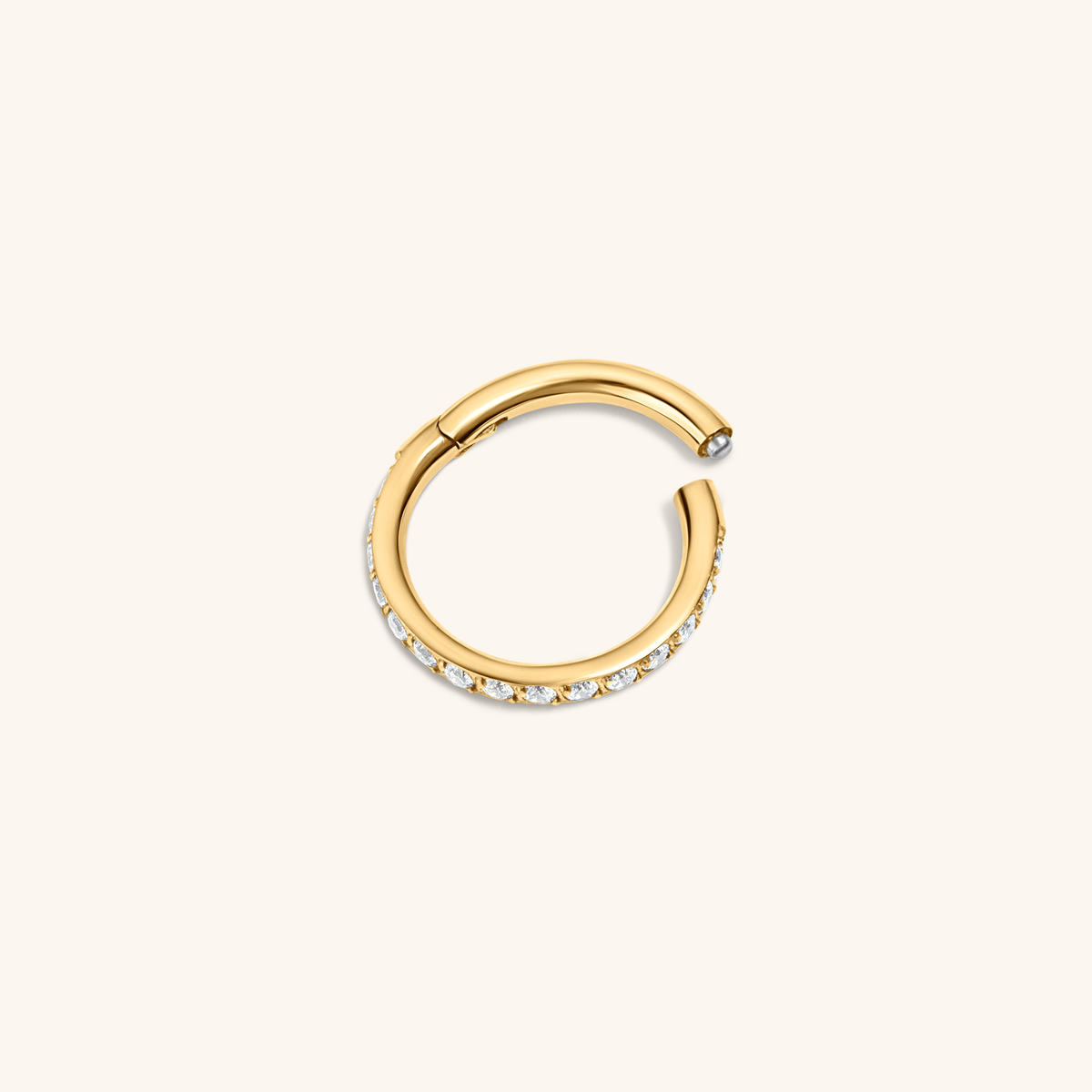 Eternity Cartilage Hoop (Titanium - Gold)