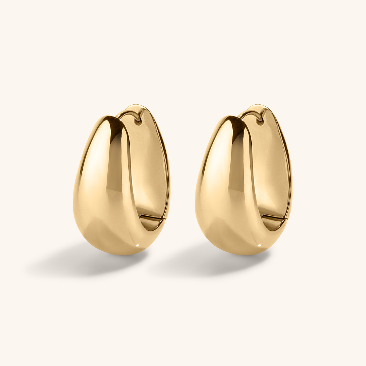 Dewdrop Hoops - Gold