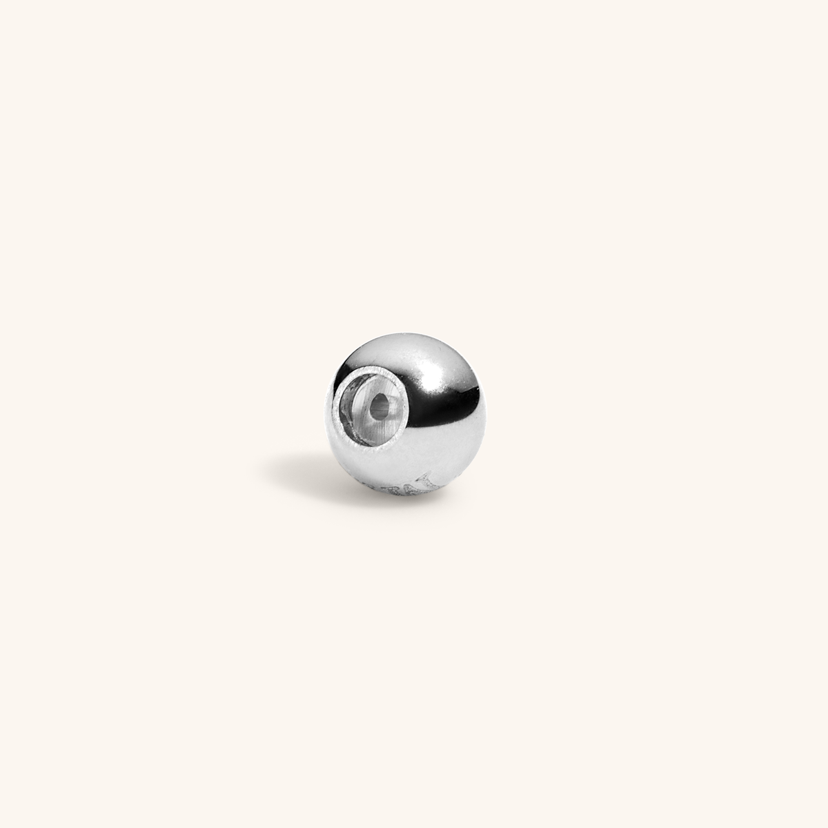 Sphere Backing in Silver