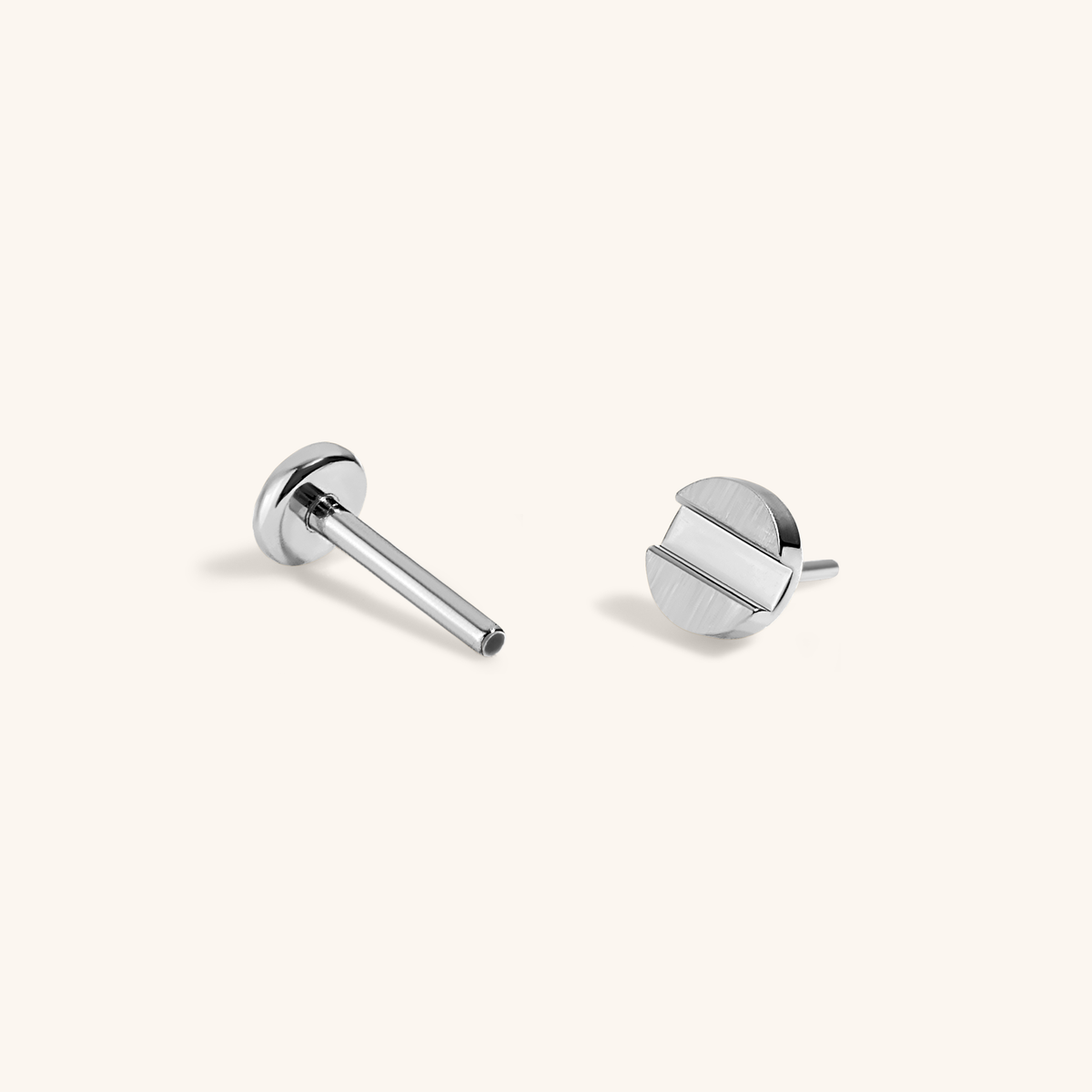 Bolt Nap Earrings (Silver)