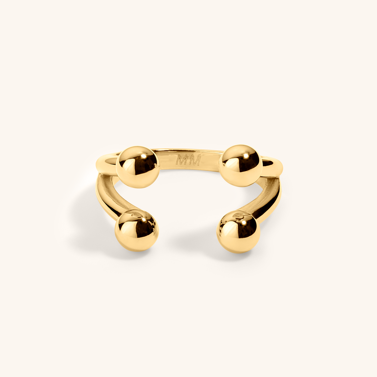 Floating Orb Ring IV (Gold)