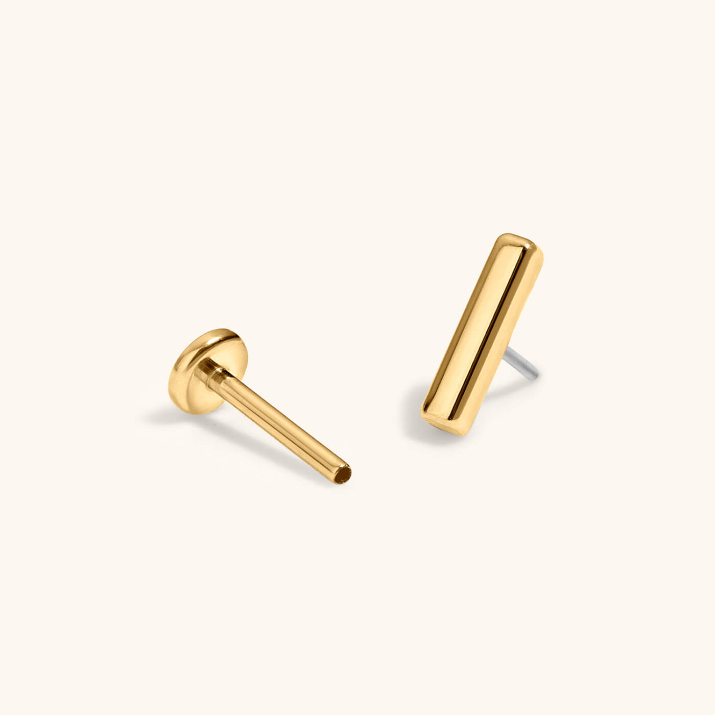 Bar Nap Earrings (Gold)