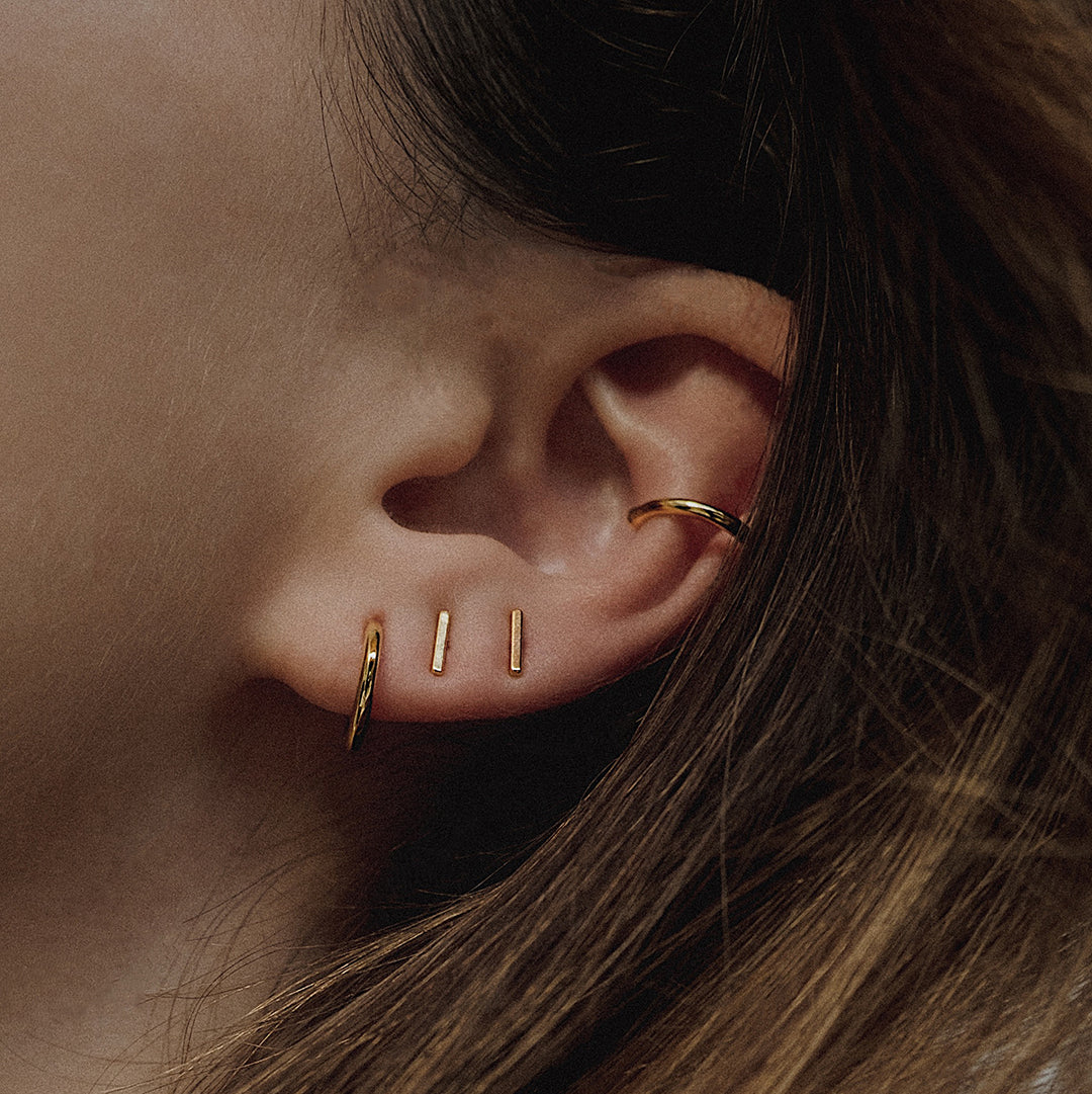 @thewhiteocean wearing the Classic Ear Cuff kit