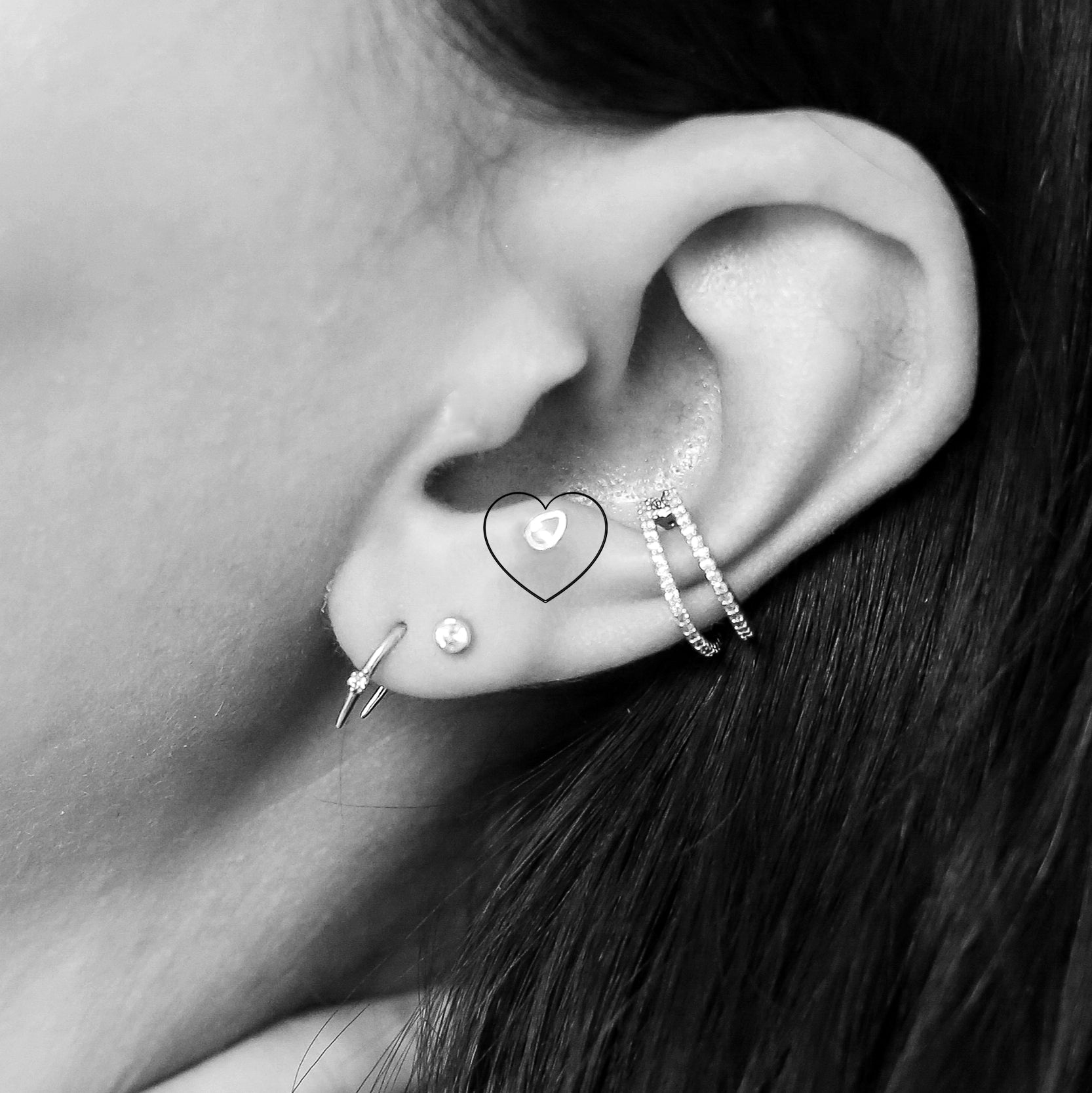Anti-tragus piercing
