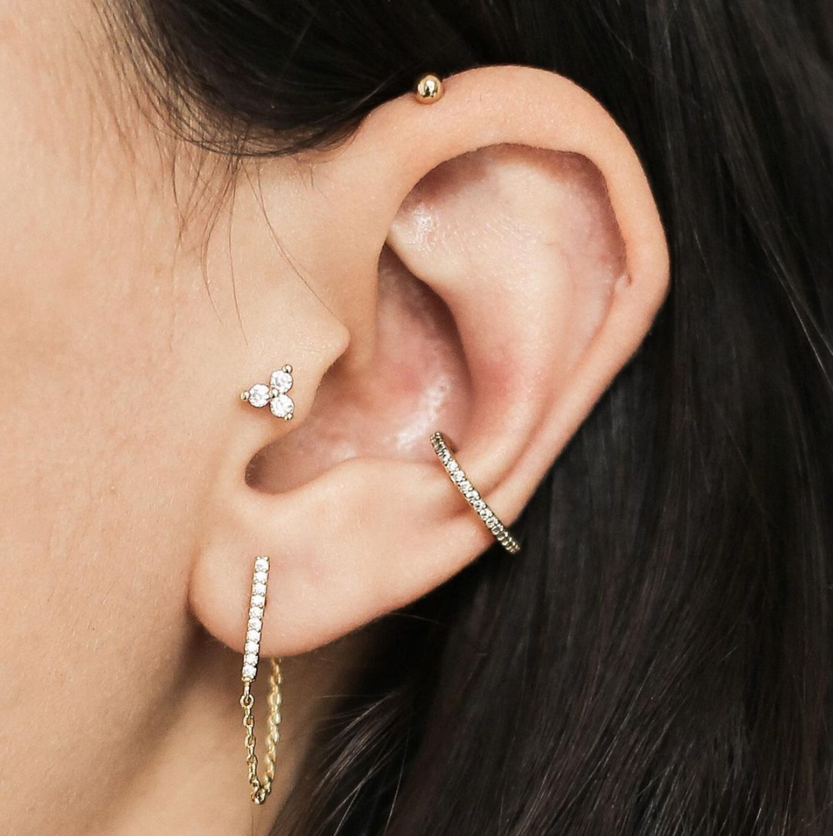 Falling Star Chain Earring and more