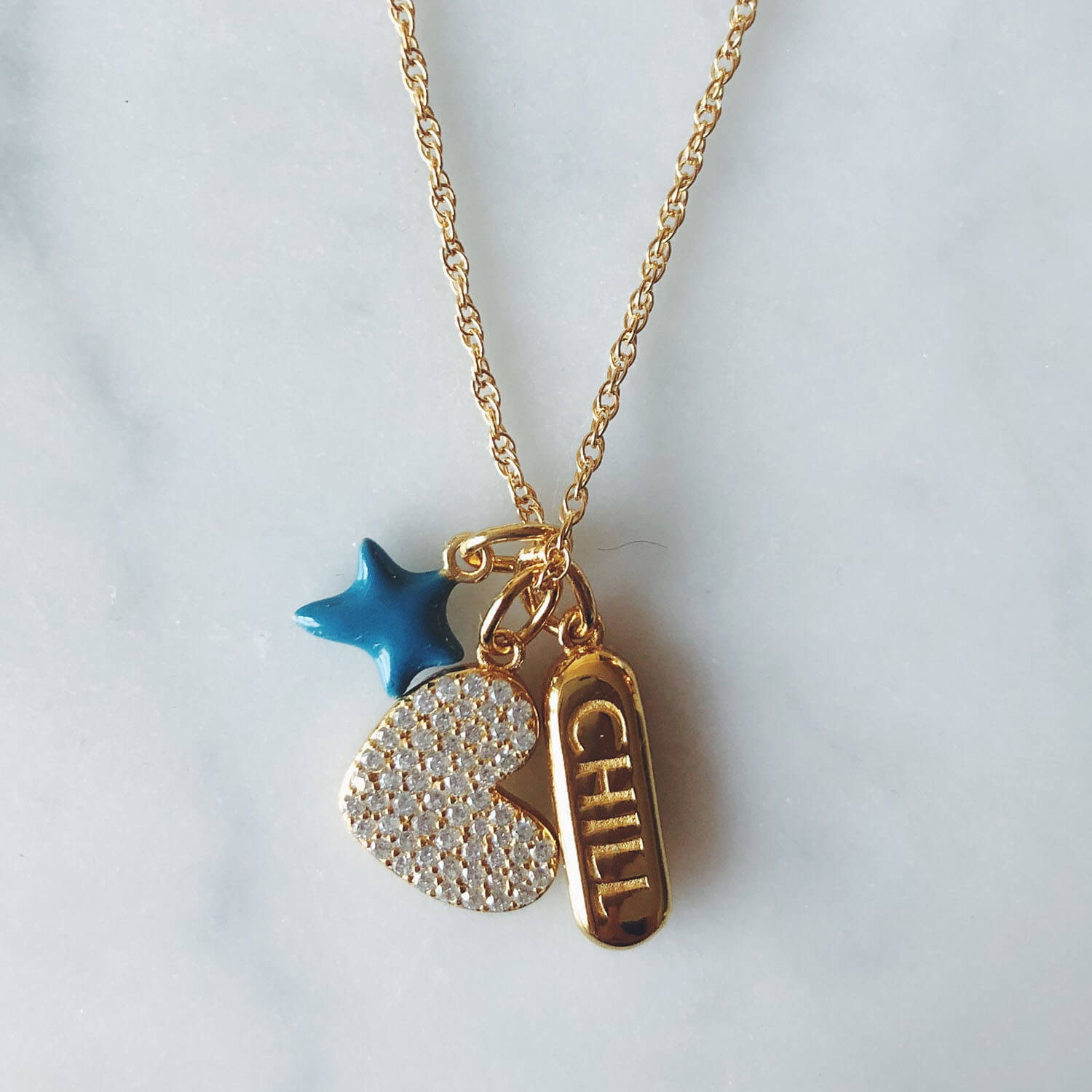 Chill Pill (Gold) on model