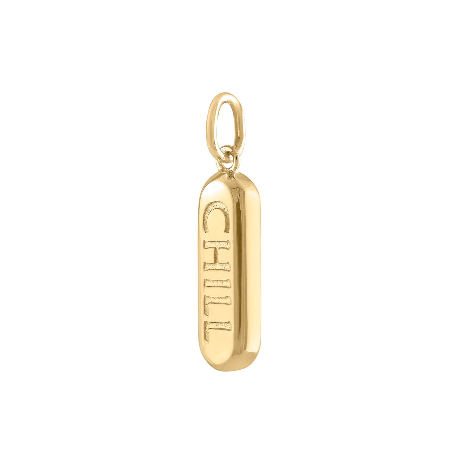 Chill Pill in Gold Vermeil