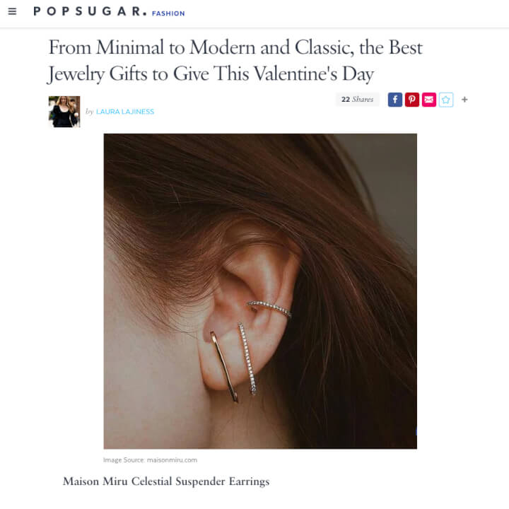Celestial Suspender Earrings on Popsugar