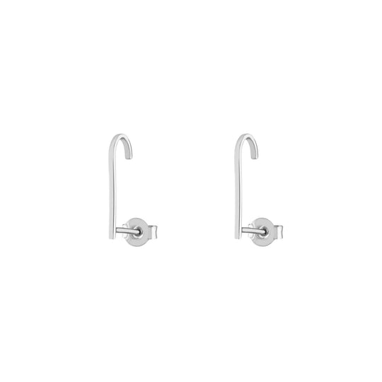 Classic Hook Earrings in Sterling Silver
