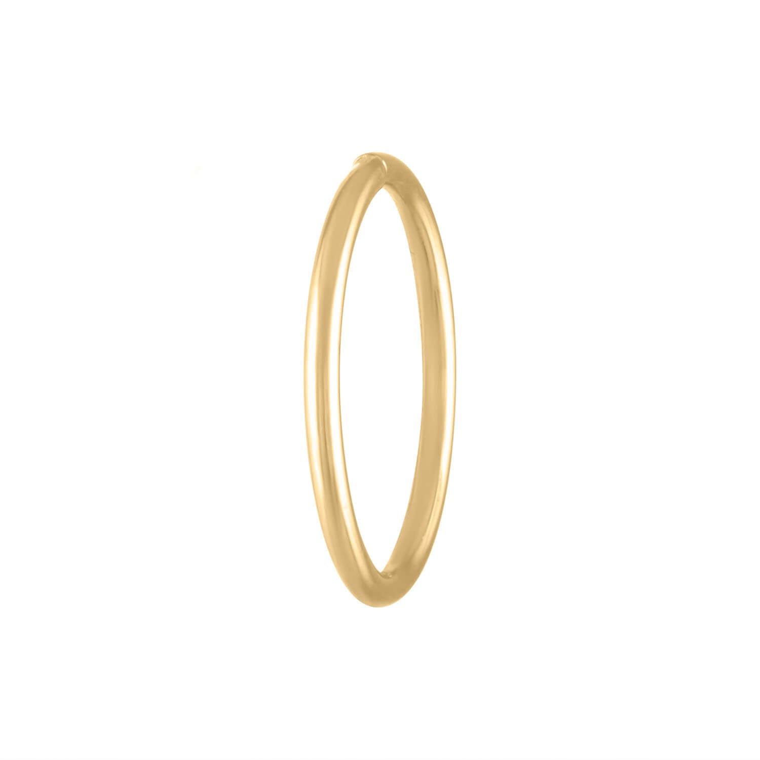 Forever Seamless Hoop in 14k Gold