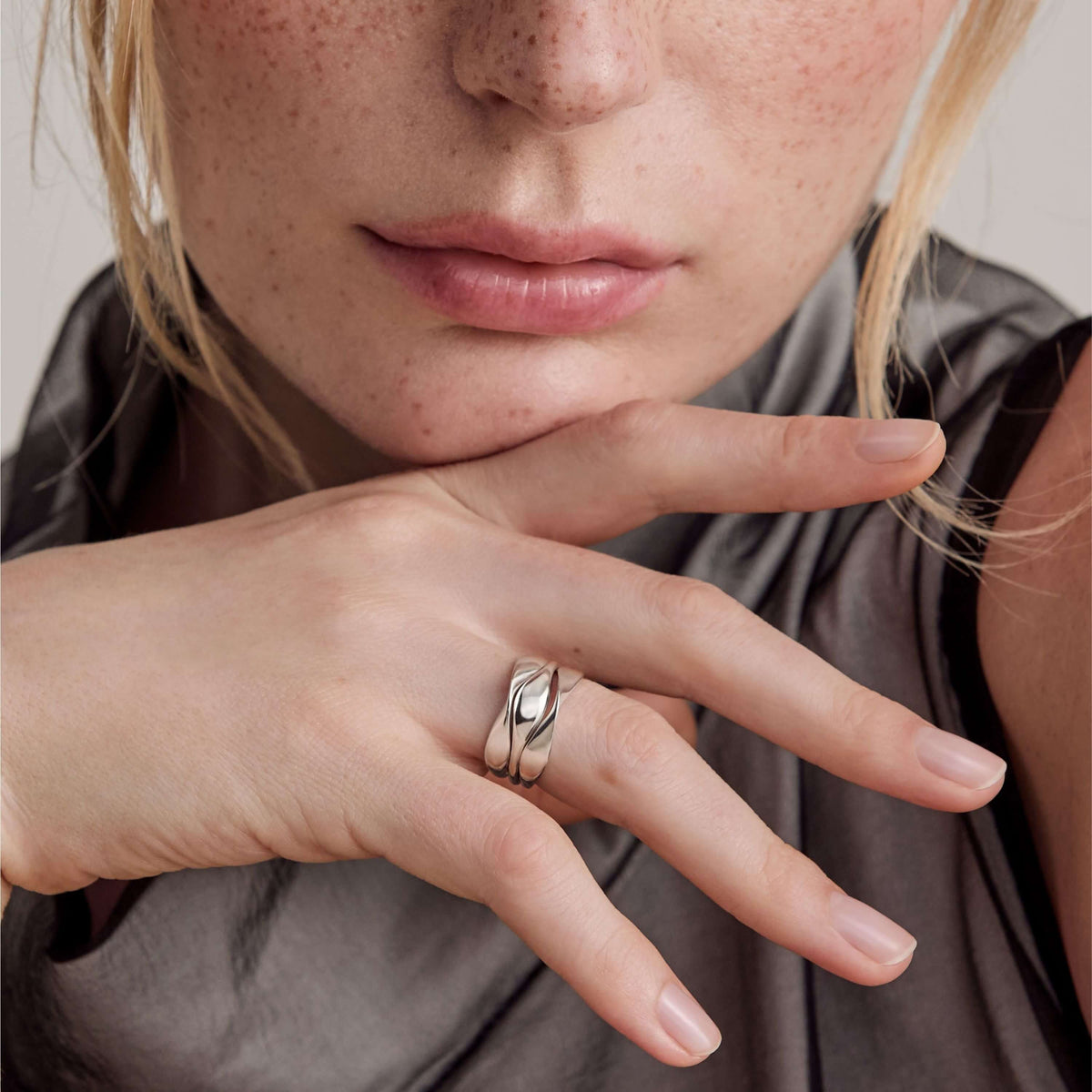 Mobius and Echo Fine Rings on Model
