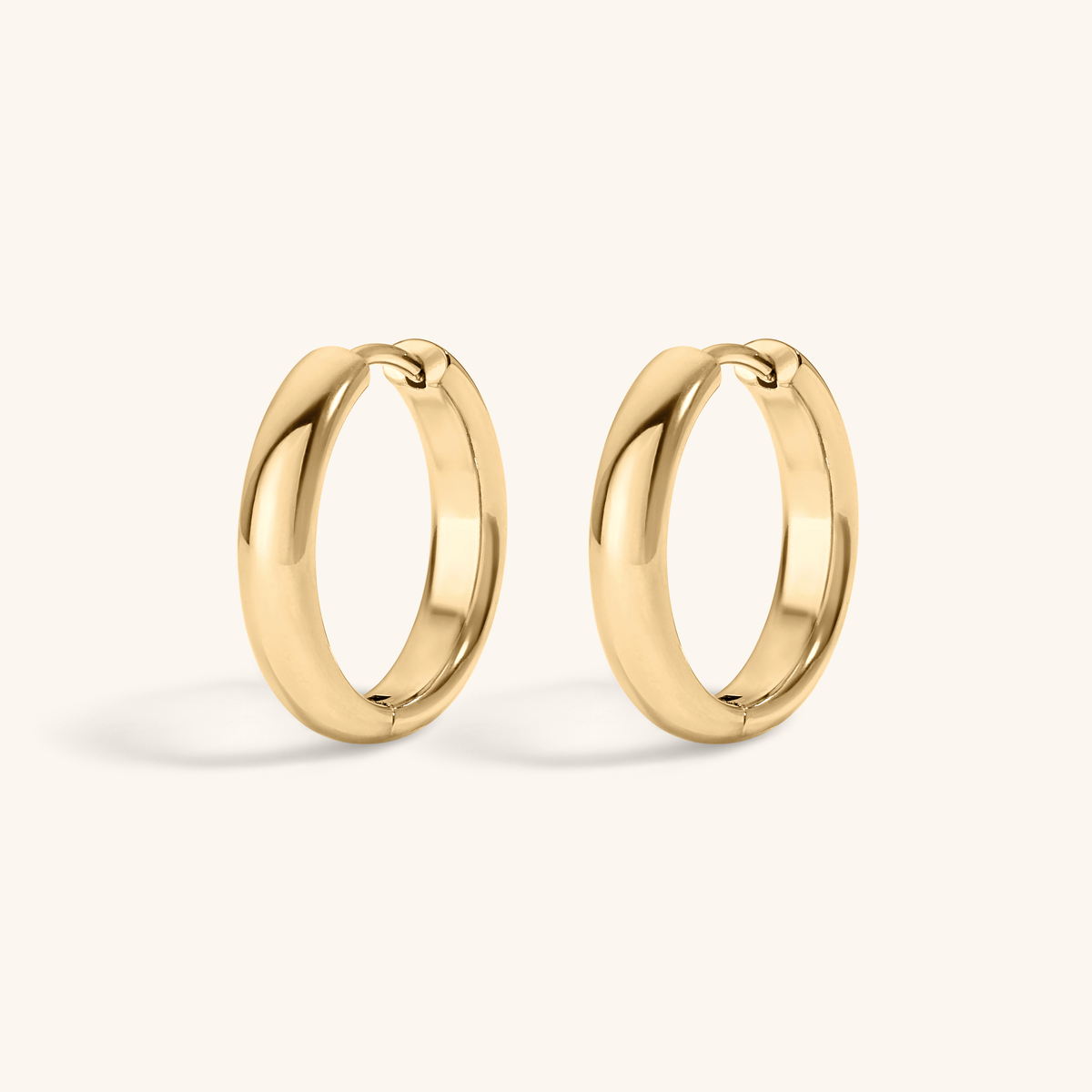 Bold Hoops, 15mm Gold)