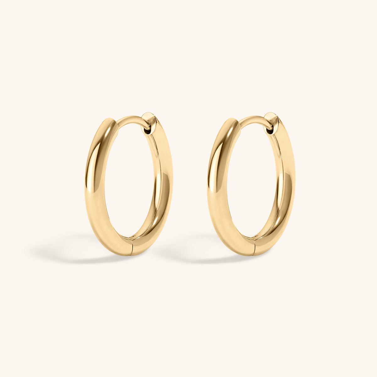 Classic Hoops, 15mm (Gold)