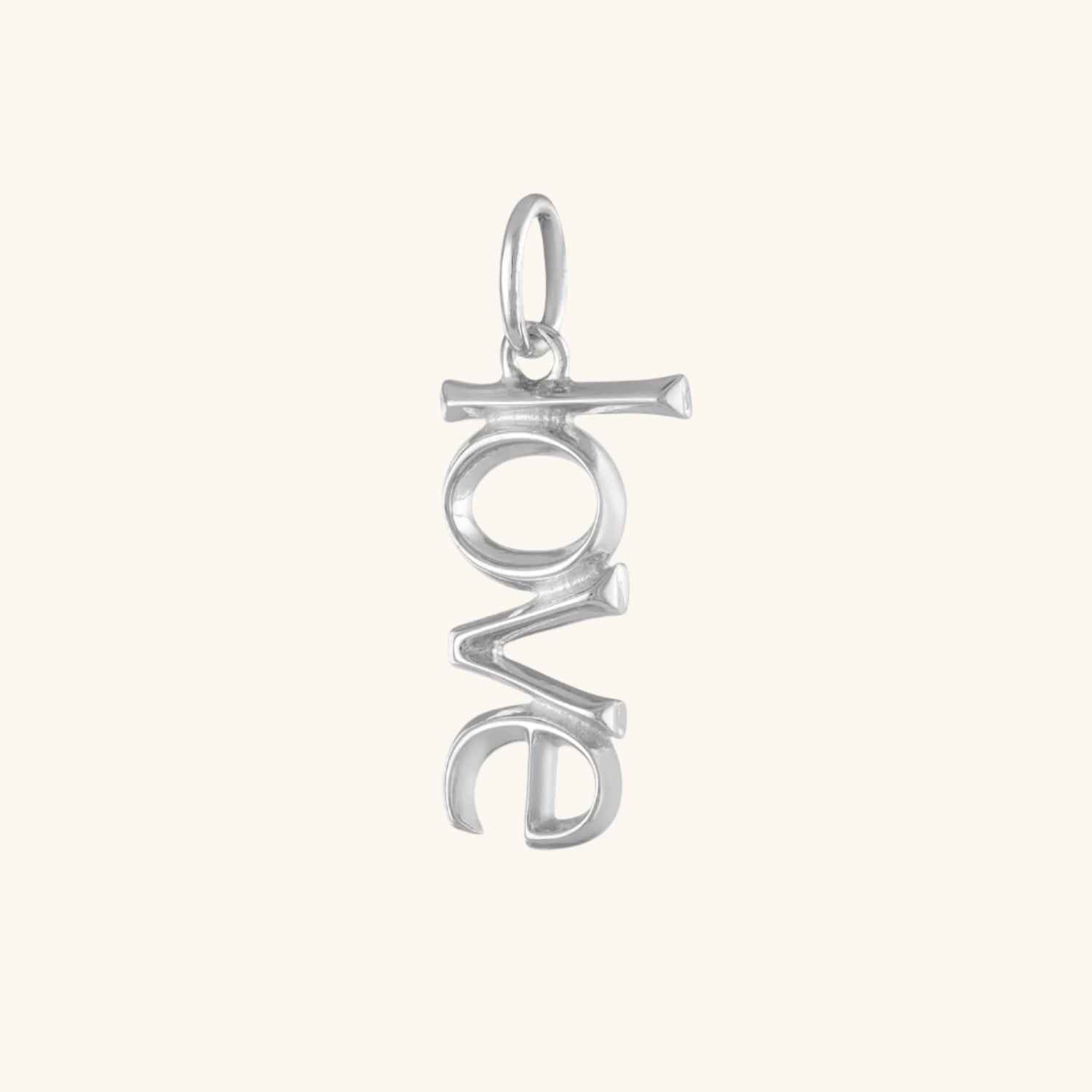 Love Charm in Sterling Silver