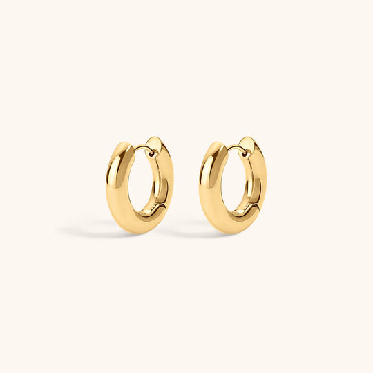 Micro Every Body Hoops in Gold