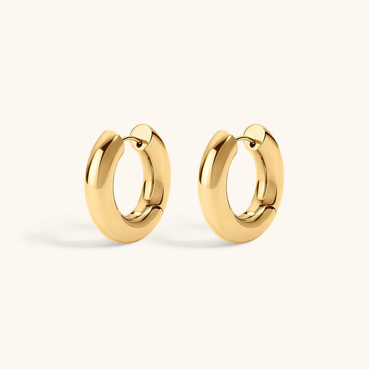 Mini Every Body Hoops in Gold
