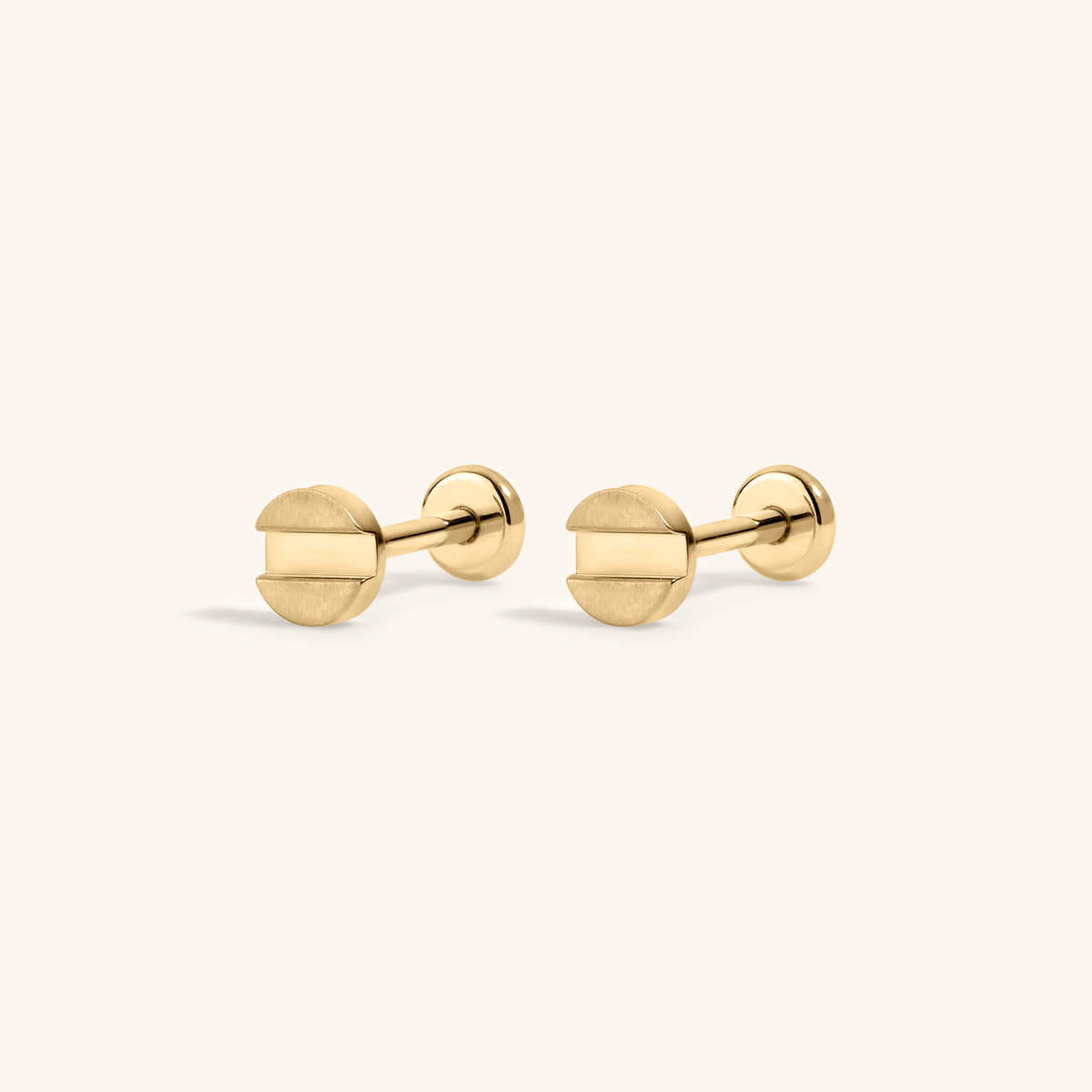 Bolt Nap Earrings (Gold)