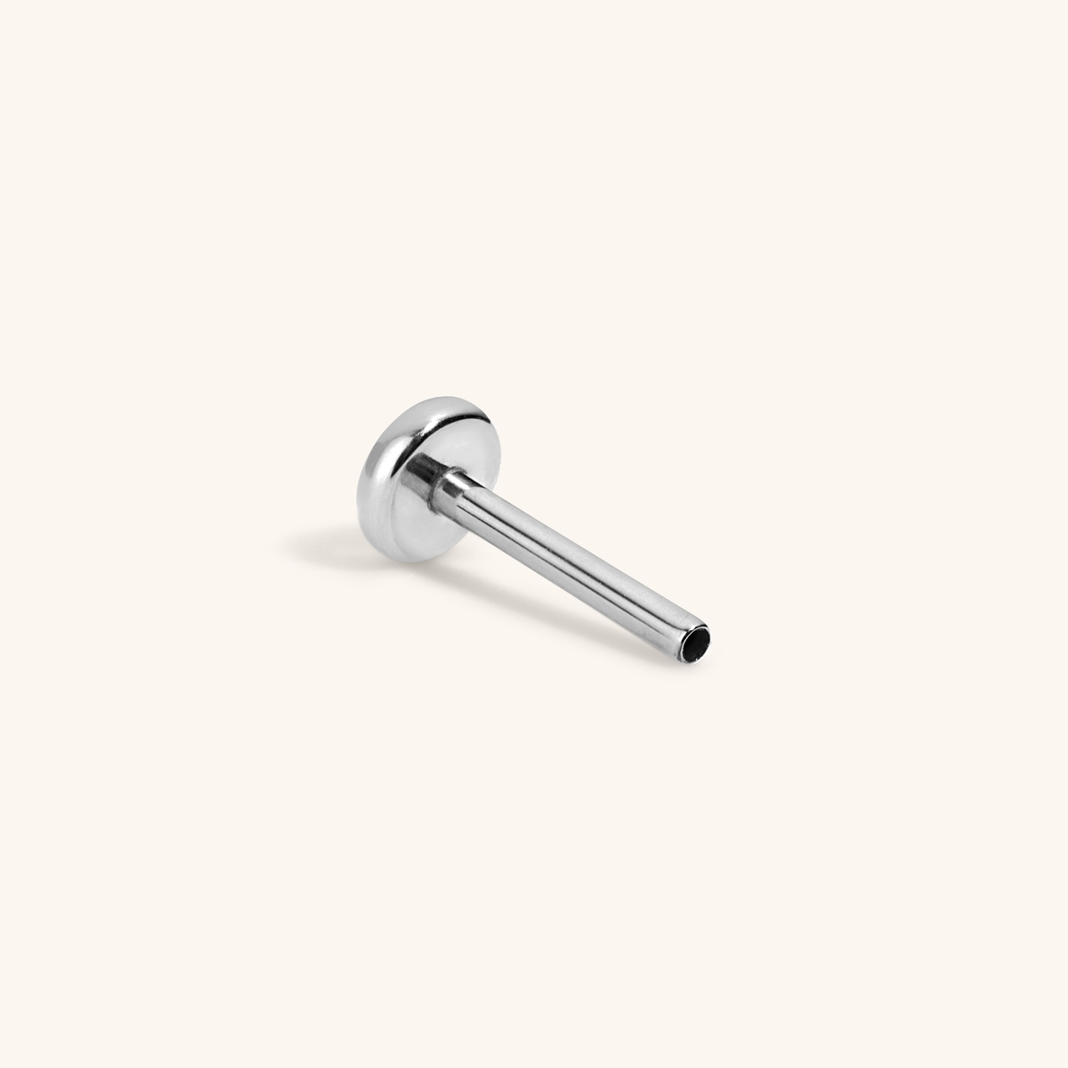 Push Pin Replacement Flat Back Post (Titanium - Silver)