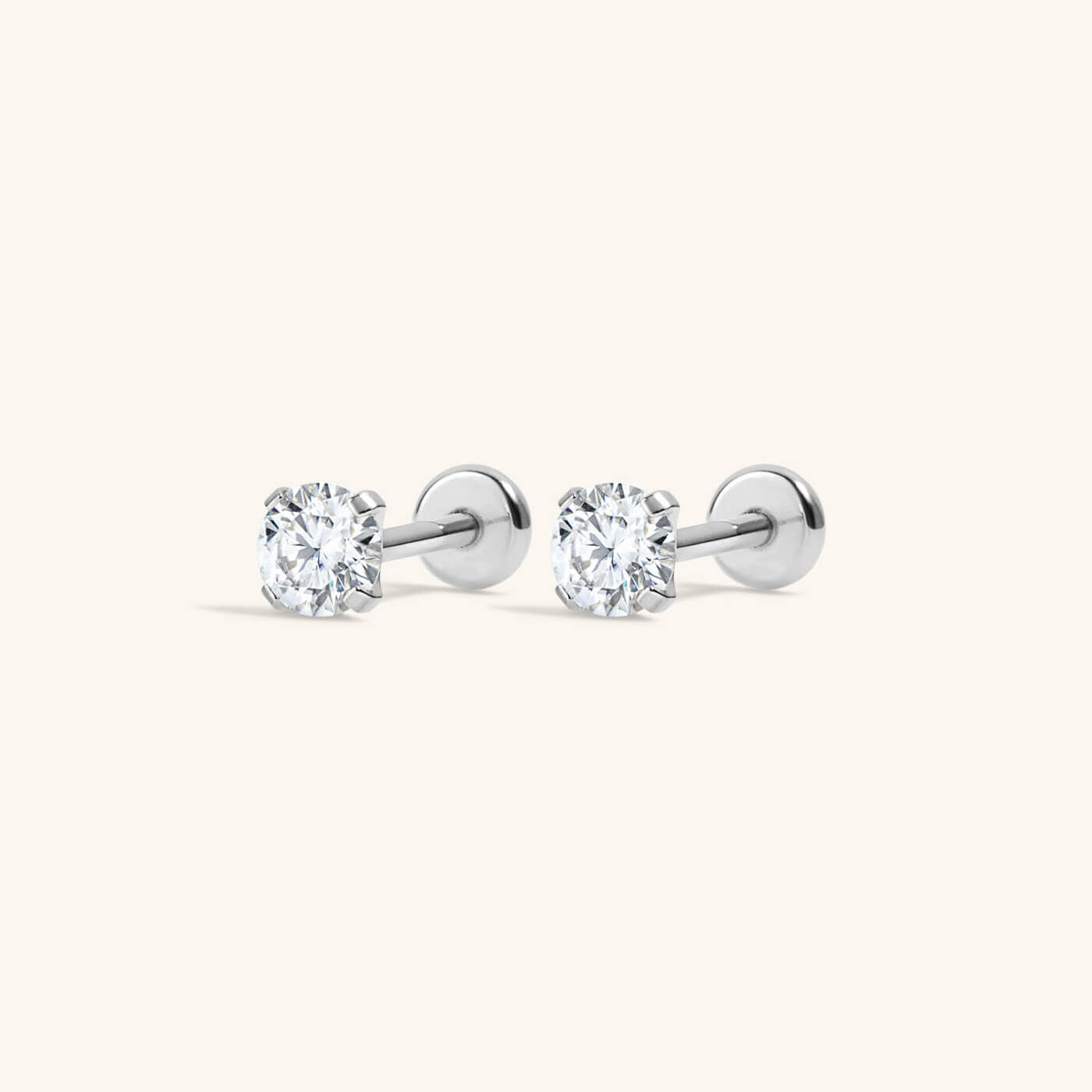【MAISON MIRU】MOISSANITE NAPピアス Moissanite Nap Earrings