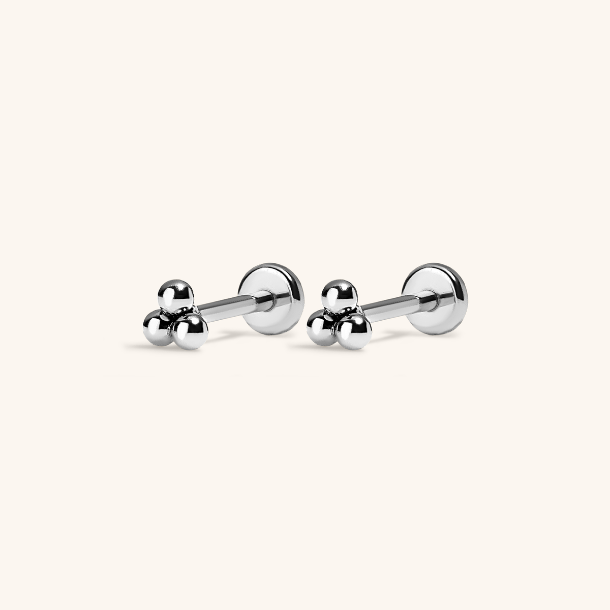 Trinity Nap Earrings (Silver)