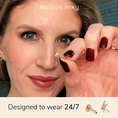How to insert a flat back earring