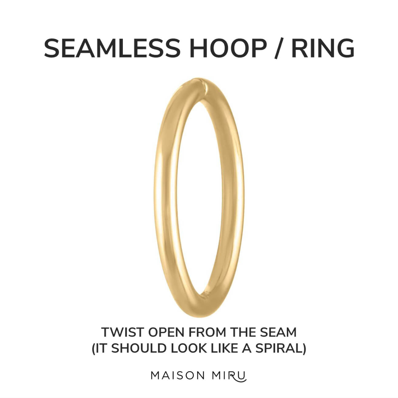 Seamless Hoop and Ring