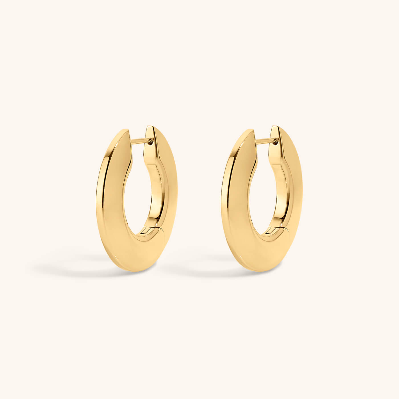 Disc Hoops - Gold