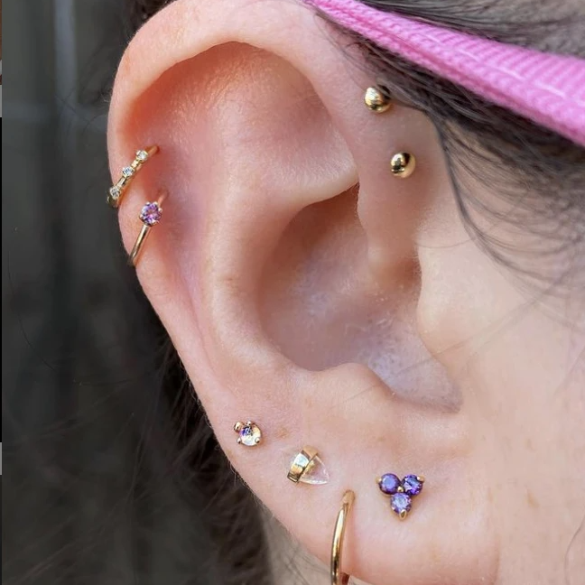 Marilyn Mena-Scott piercing work - three