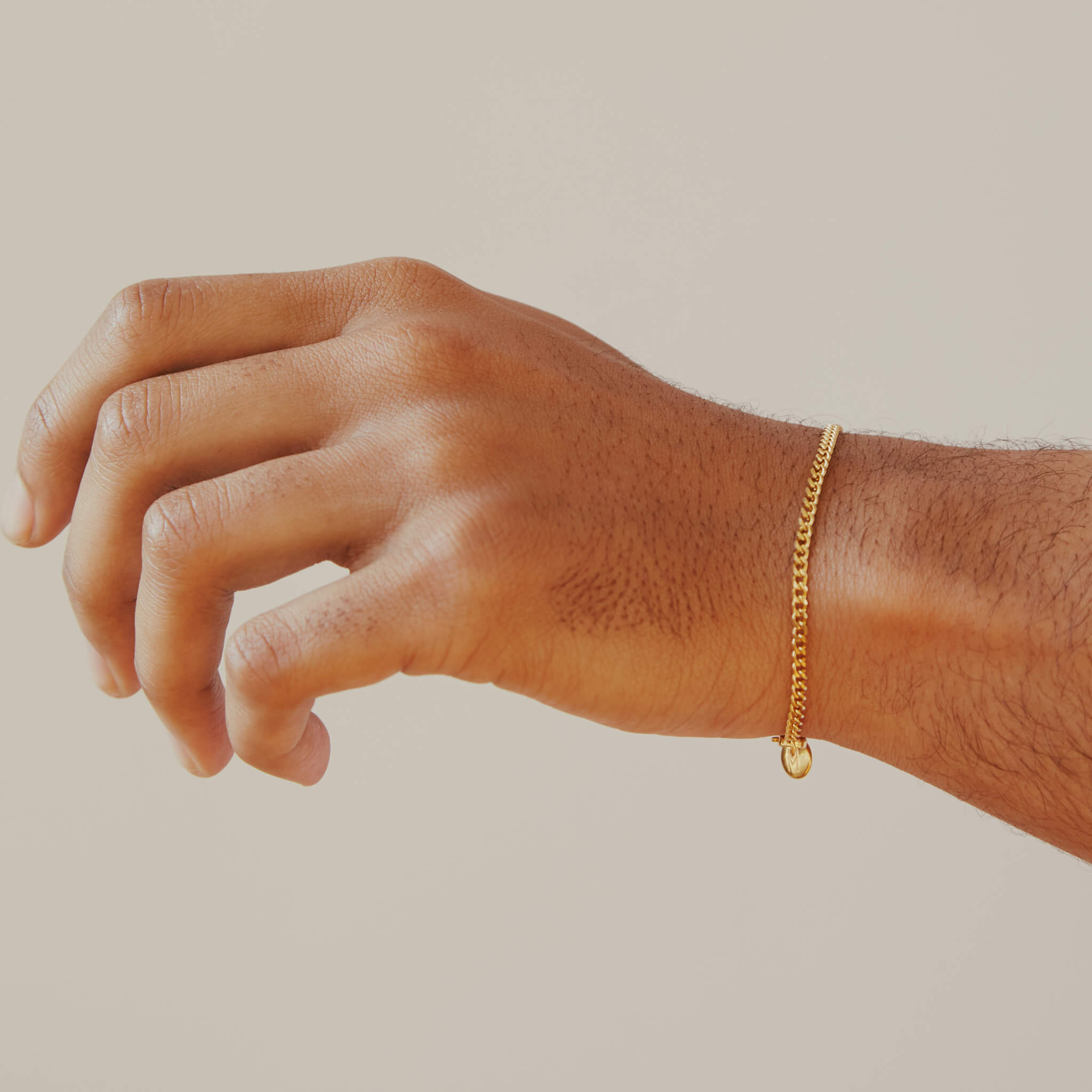 Rebel Bracelet (Gold) on Model