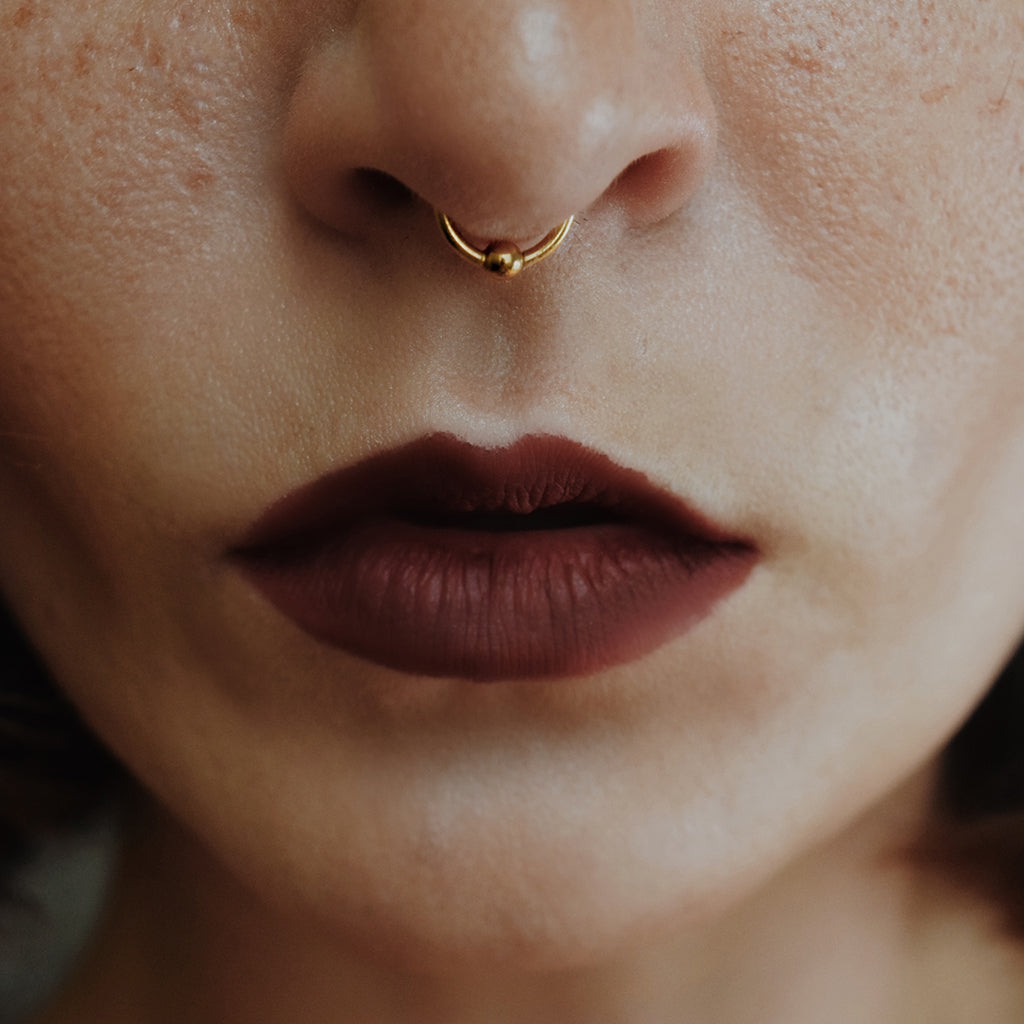 Septum piercing inspiration - Orbital Cartilage Hoop