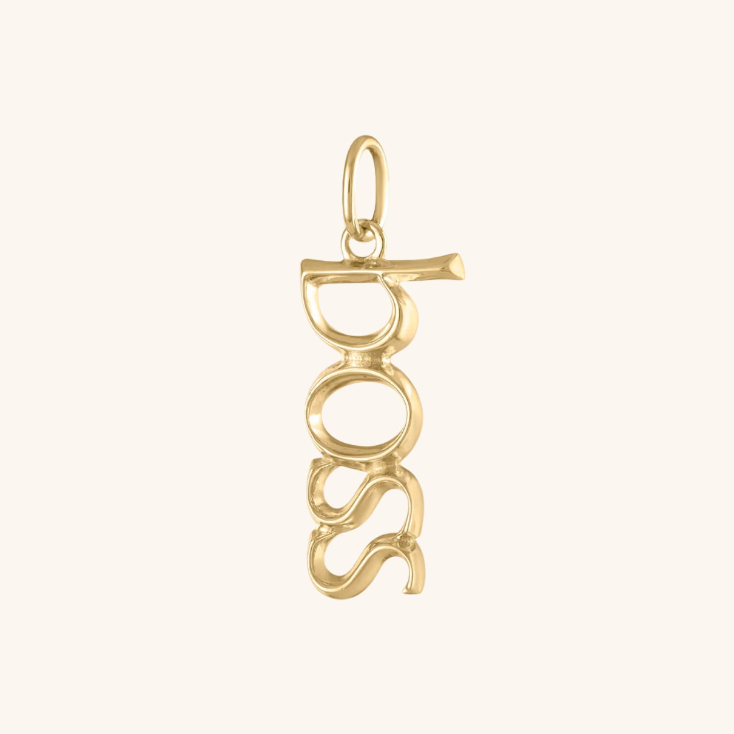 Boss Charm (Gold Vermeil)