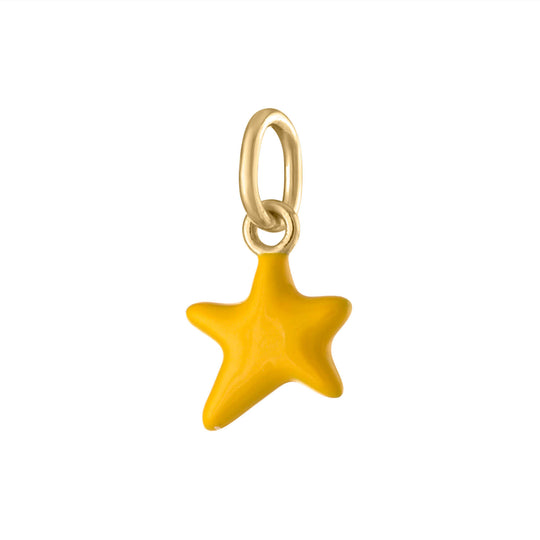 Itty Bitty Yellow Wishing Star in Gold Vermeil