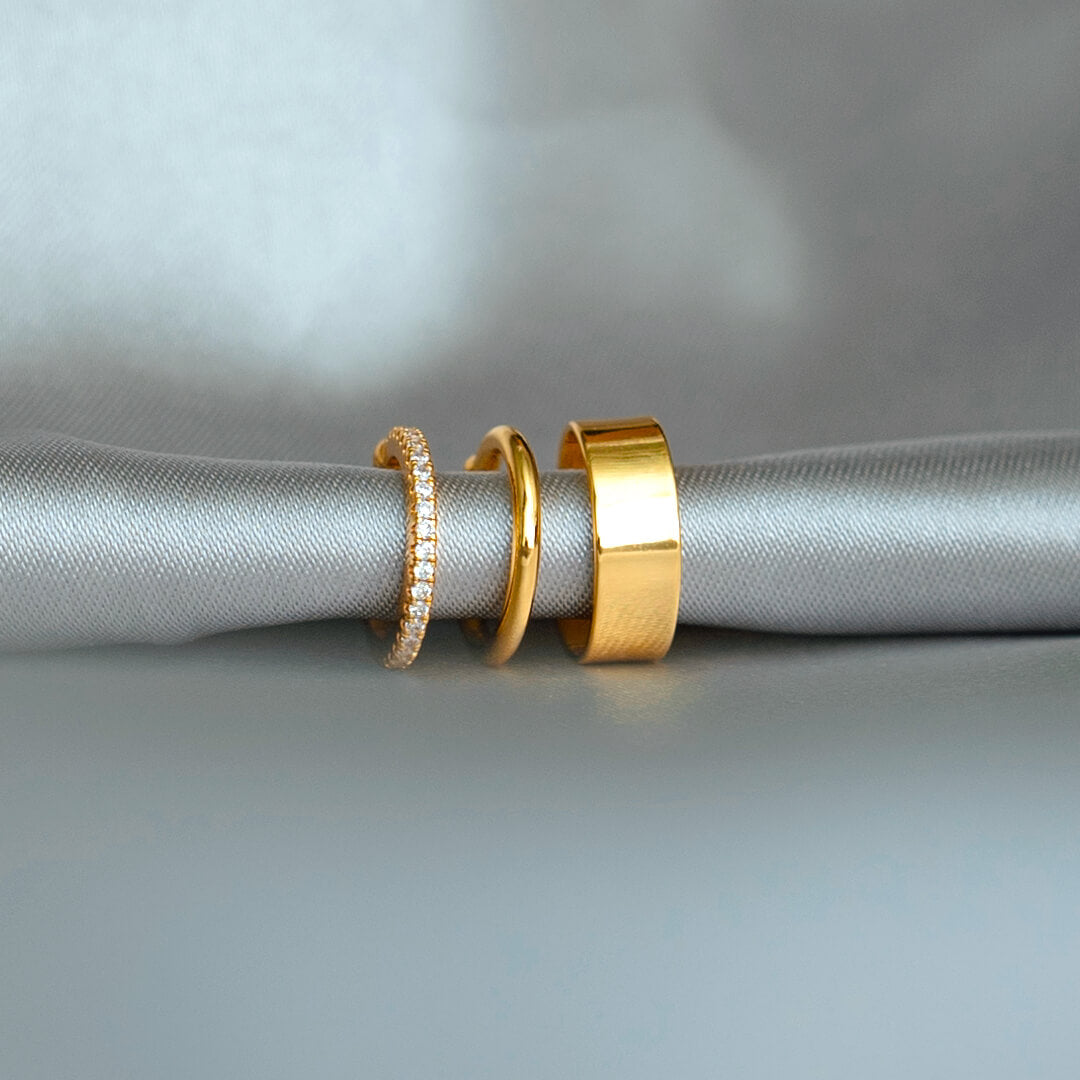 Essential Ear Cuff Trio flatlay