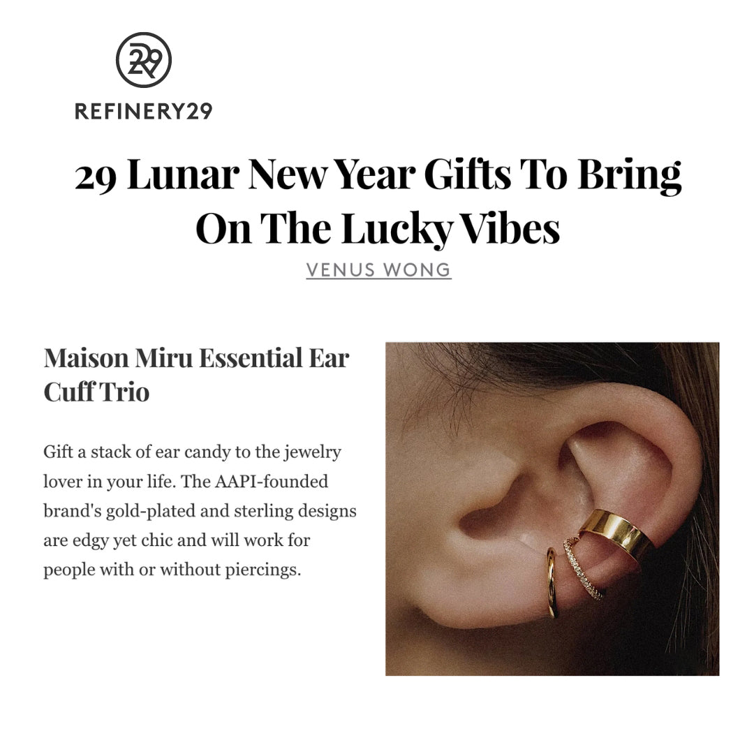 Our Essential Ear Cuff Trio as seen on Refinery 29