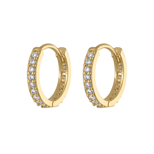 Eternity Hoop Earrings