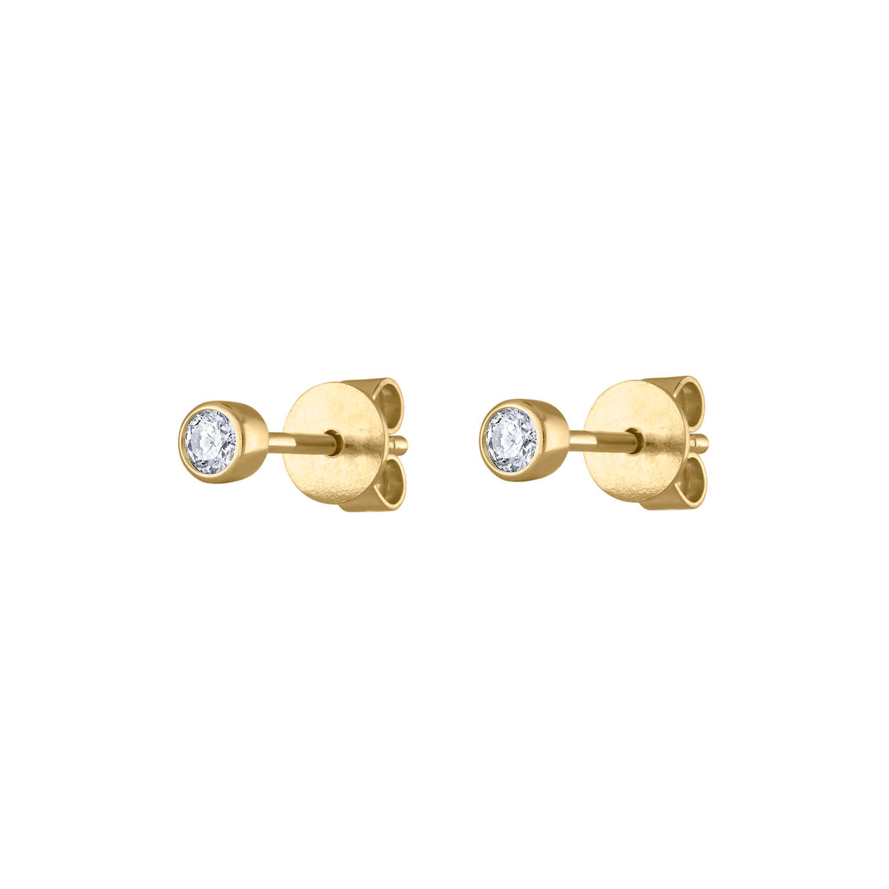 Petite Diamante Stud in Gold main image 0
