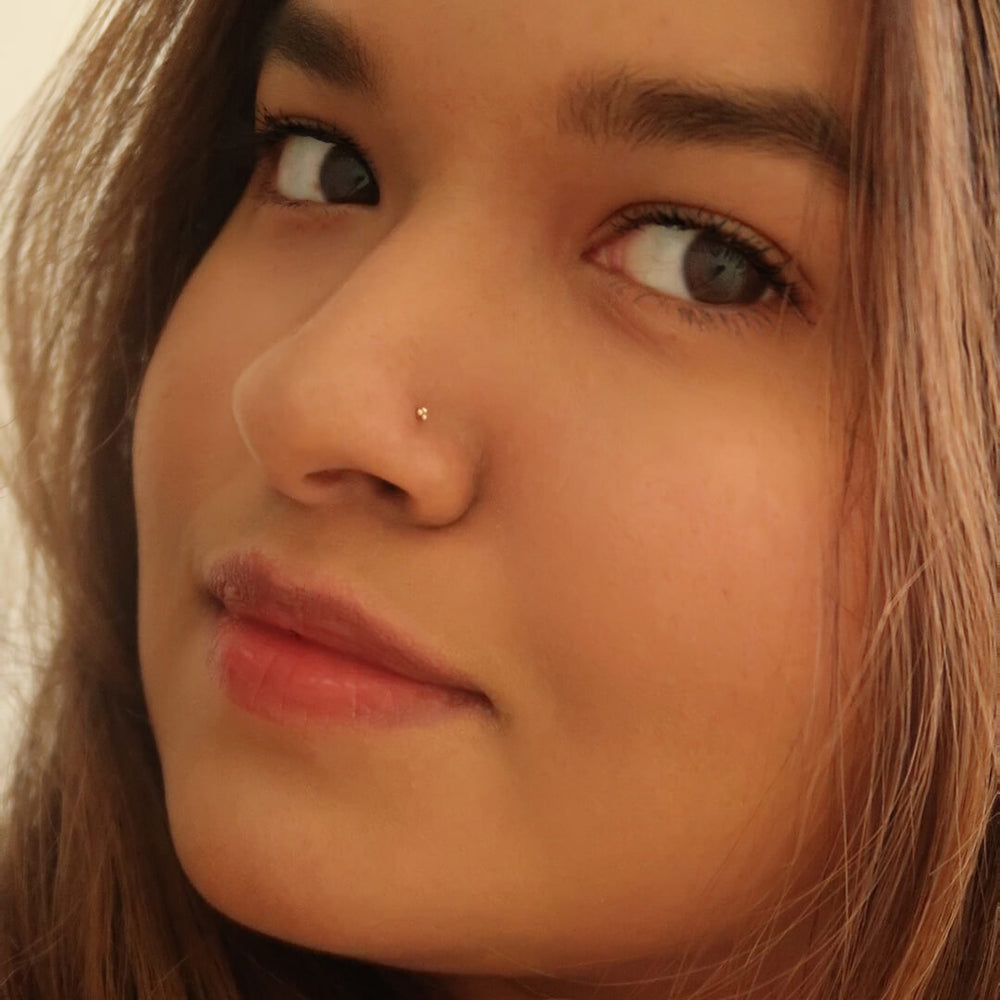 Nose Rings in Titanium & 14k Gold | MIRU