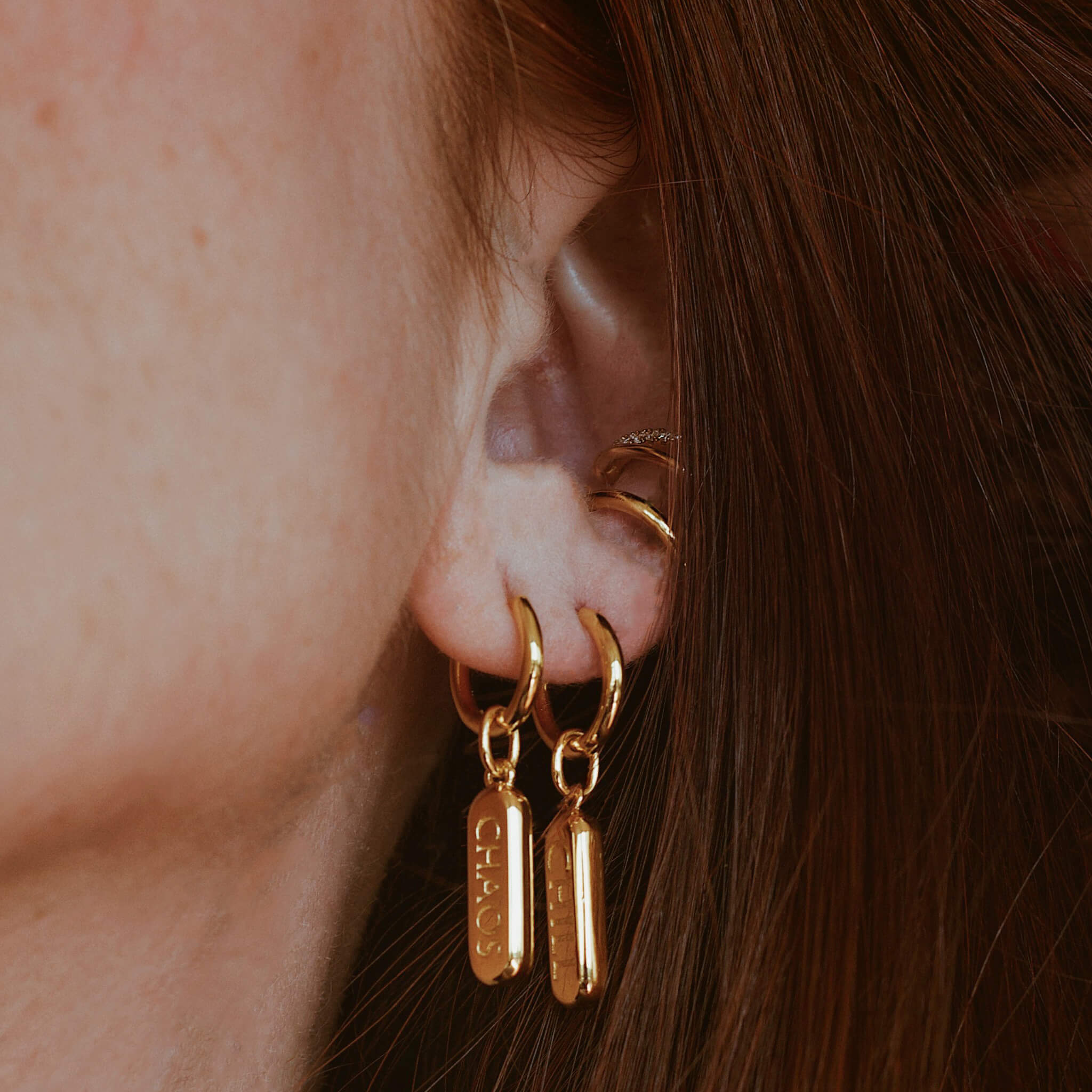 Chill Pill on model (Gold)