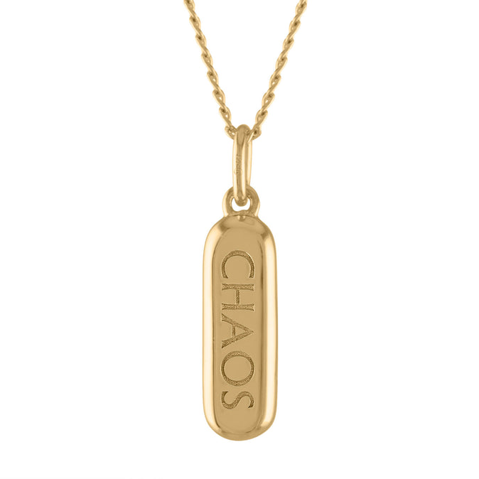 Chaos/Order Charm Necklace
