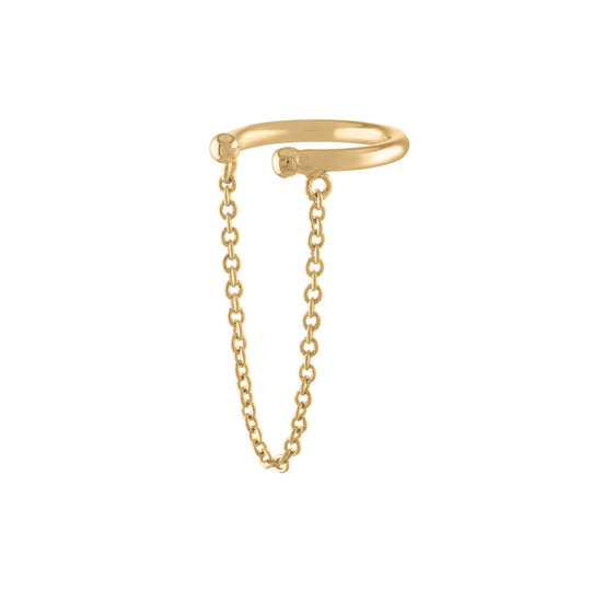 Arc Chain Ear Cuff