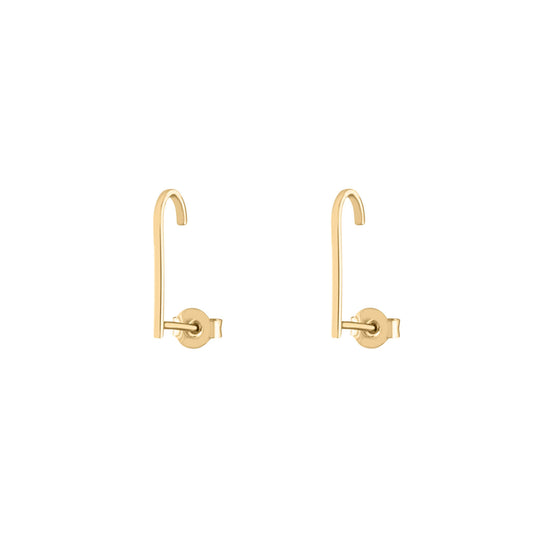Classic Hook Earrings in Gold Vermeil