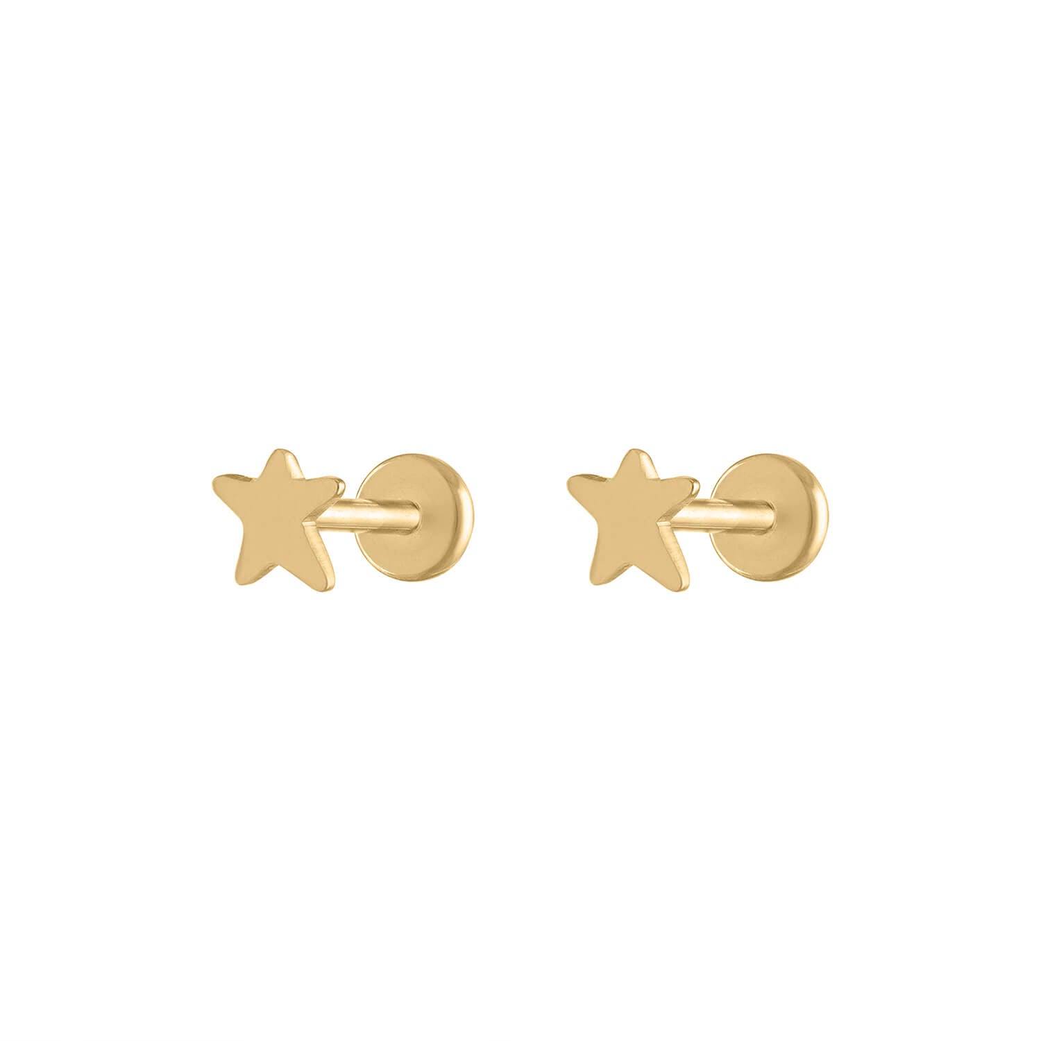 Classic Star Nap Earrings in Gold