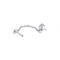 Colette Nap Earrings in Silver