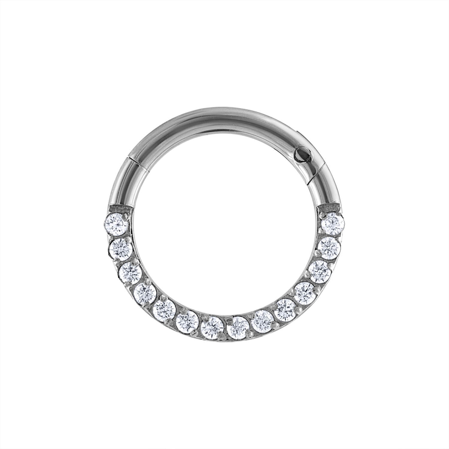 Cosmic Cartilage Hoop in Silver