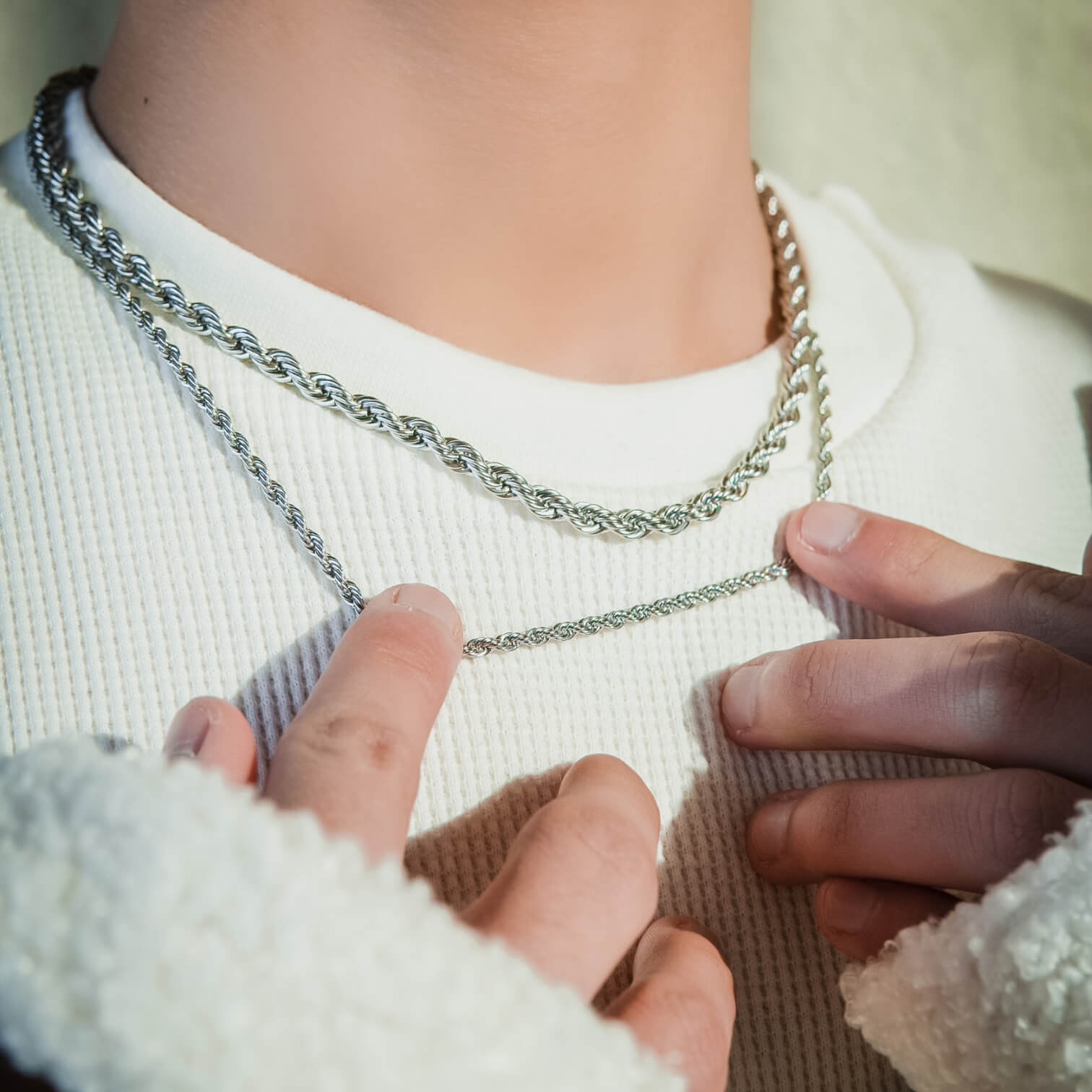 Heirloom Necklace on Model