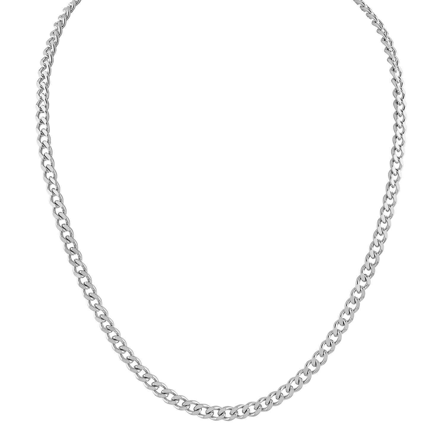 Rebel Bold Necklace in Silver