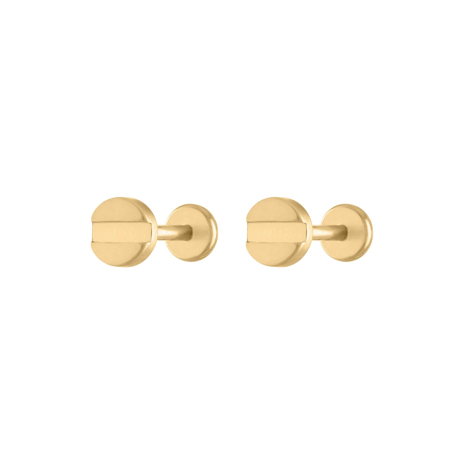 Bolt Nap Earrings in Gold