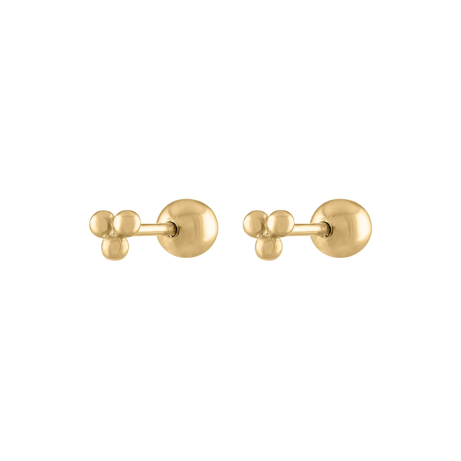 YOIHUR Locking Earring Backs for Studs,18k Gold Bullet India | Ubuy